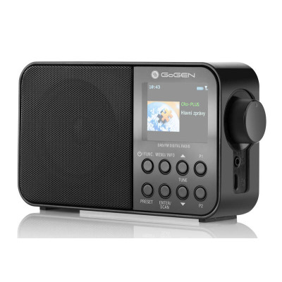 Radiopřijímač s DAB+ GOGEN DAB 500 BTC, černý - B Radiopřijímač s DAB+ GOGEN DAB 500 BTC, černý - B