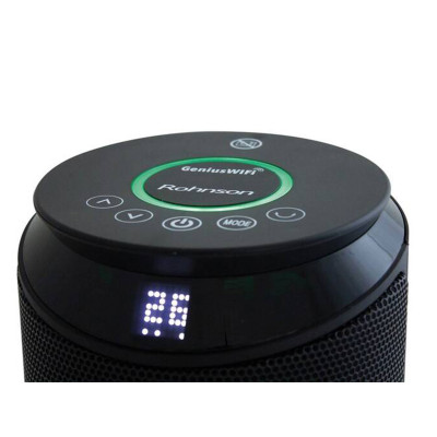 Teplovzdušný ventilátor ROHNSON R-8064 Genius, Wi-Fi, černý - A Teplovzdušný ventilátor ROHNSON R-8064 Genius, Wi-Fi, černý - A