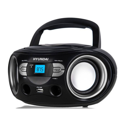 Radiopřijímač s CD Hyundai TRC 533 AU3BS, černo/stříbrný - A