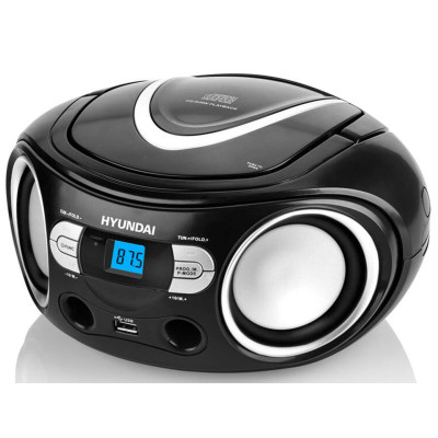 Radiopřijímač s CD Hyundai TRC 533 AU3BS, černo/stříbrný - A