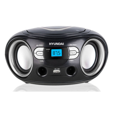 Radiopřijímač s CD Hyundai TRC 533 AU3BS, černo/stříbrný - A