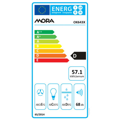Digestoř MORA OK 643 X - N