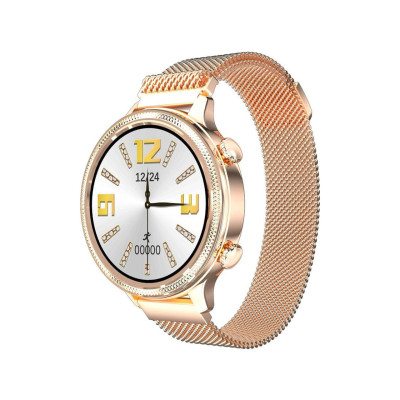 Chytré hodinky CARNEO Gear+ Deluxe, zlaté - N