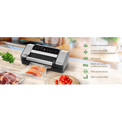 Svářečka folií ETA Aspira 7762 90000, černá/nerez - A