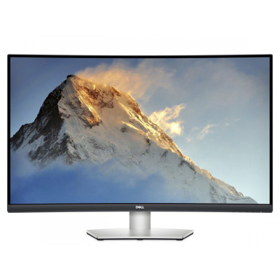 Zkřivený LED monitor DELL S3221QS - 32", stříbrný - A