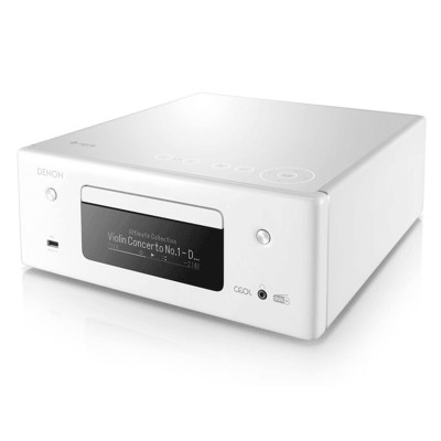 Hi-Fi síťový CD přehrávač DENON RCD-N11DAB, bez reproduktorů, bílý - A