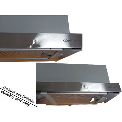 Digestoř GORENJE Essential TH60E3X, stříbrná - B