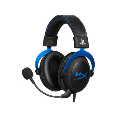 Herní sluchátka HYPERX Cloud Wired pro PS4 a PS5, černo/modré - A