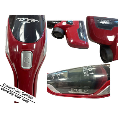 Tyčový vysavač ETA Dasty 3447 90000, černo/červený - B