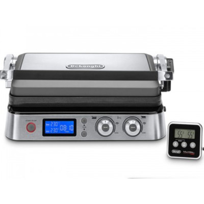 Gril kontaktní DELONGHI CGH1012D, stříbrný - B