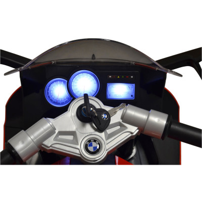 Elektrická motorka BUDDY TOYS BEC 6011, BMW K1300, červená - A