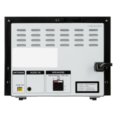 Mikrosystém SONY CMT-SBT20B, DAB+, černý - B