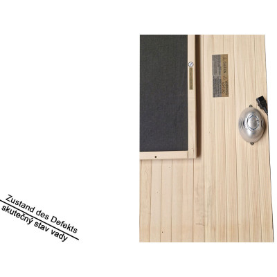 Infračervená sauna Aalborg 30635, triplexní topný systém, dřevo Hemlock - B