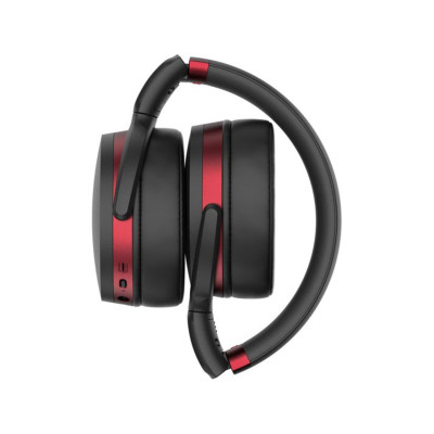 Bezdrátová Bluetooth sluchátka SENNHEISER HD 458BT, černo/červené - A