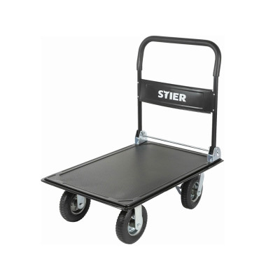 Plošinový vozík TAURUS Stier, skládací, nosnost 350 kg - B