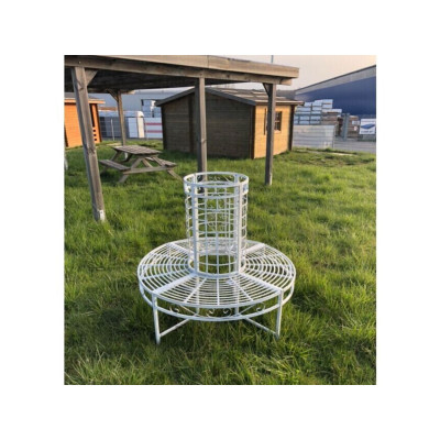 Stromová lavička GARDEN PLEASURE Larissa, bílá - B