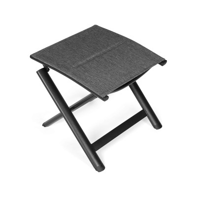 Polstrovaná stolička Melange, skládací, hliníková - A