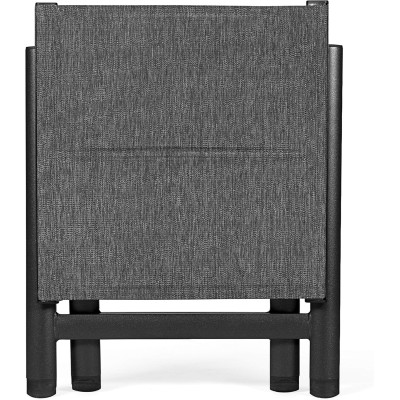 Polstrovaná stolička Melange, skládací, hliníková - A