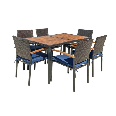 copy of Sada 4 ks židlí Bilbao, dřevo: akácie, 59,5 × 61,5 × 87,5 cm - B