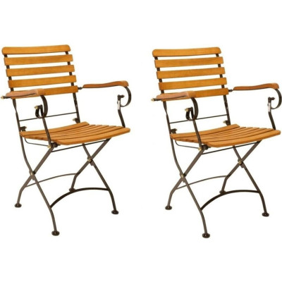 Skládací židle GARDEN PLEASURE Vienna, 2dílná - B