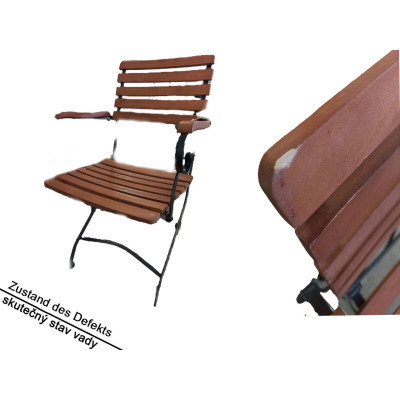 Skládací židle GARDEN PLEASURE Vienna, 2dílná - B