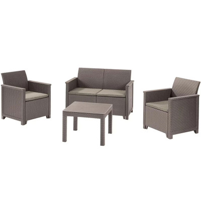 2místná sedací souprava Elodie 17209485, cappuccino/písek - N