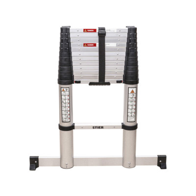 copy of Teleskopický žebřík Premium+ 3,8 m, 13 příček, stříbrný - B