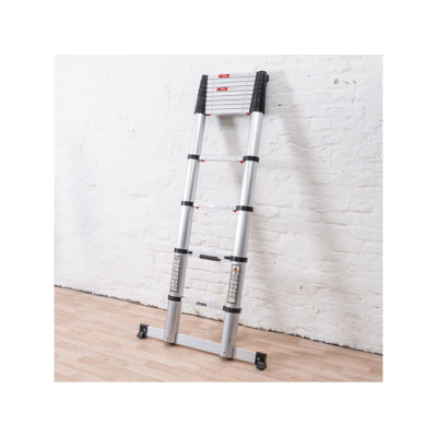 copy of Teleskopický žebřík Premium+ 3,8 m, 13 příček, stříbrný - B