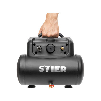 Kompresor MKT 200-8-6, bez oleje, černý - B