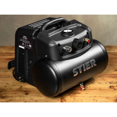 Kompresor MKT 200-8-6, bez oleje, černý - B