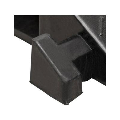 Hadicový most, ochrana kabelu, 3 kanály, 900x500x70 mm, černý - A