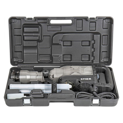 Demoliční kladivo STIER SAH2000 1700W 50J, černé - A