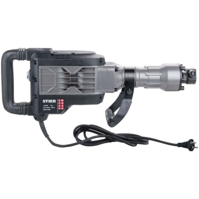 Demoliční kladivo STIER SAH2000 1700W 50J, černé - A
