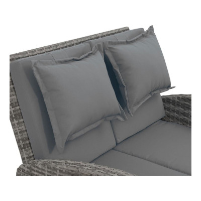 Zahradní pohovka Bahia Tobago 117 x 93 x 74 cm, šedá - B