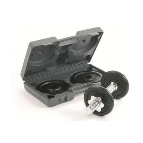 Činky Schildkröt Dumbbells 960012, 10 kg, černé - B