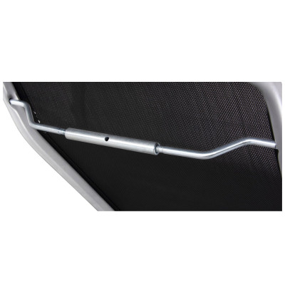 copy of Zahradní lehátka a hliníkový stůl, 2 kusy, černé - B