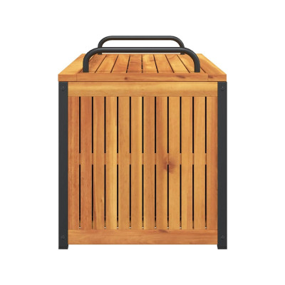 Zahradní box 110x45x42/53 cm z masivního dřeva akácie a oceli - B