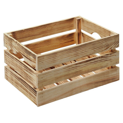 Dekorativní box, borovice 40 x 30 x 23 cm, set 4 ks - N