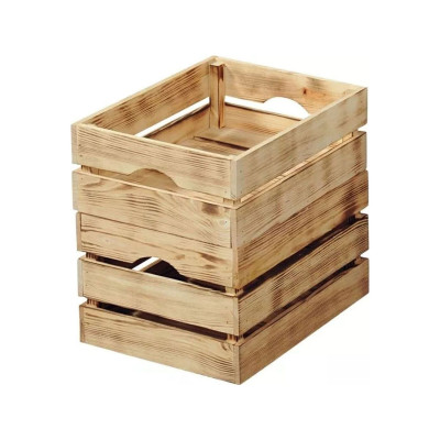 Dekorativní box, borovice 40 x 30 x 23 cm, set 4 ks - N