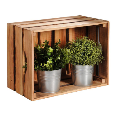 Dekorativní box, borovice 40 x 30 x 23 cm, set 4 ks - N