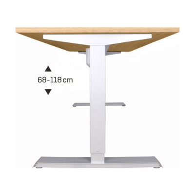 Elektrický výškově nastavitelný stůl STIER 501-33, 120x80cm - B