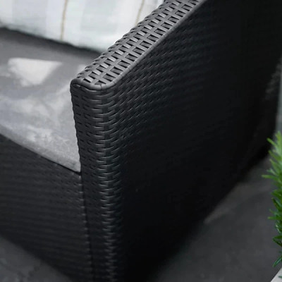 Zahradní sada nábytku Marie, šedá - N