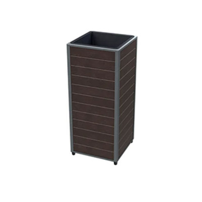 Květináč na květiny a keře z WPC 10 l, hnědý - A