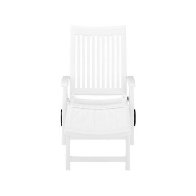 Zahradní lehátko Roma 185 x 71 x 40,5 cm, bílá - B