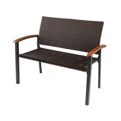 copy of Zahradní lavička nosnost do 200 kg, hnědá - A