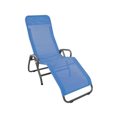 Zahradní lehátko MFG FREIZEITMOBEL Pool 3, modré - N