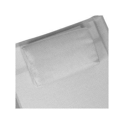 Zahradní lehátko PA-6866, šedé - A