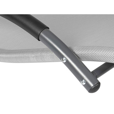 Zahradní lehátko PA-6866, šedé - A