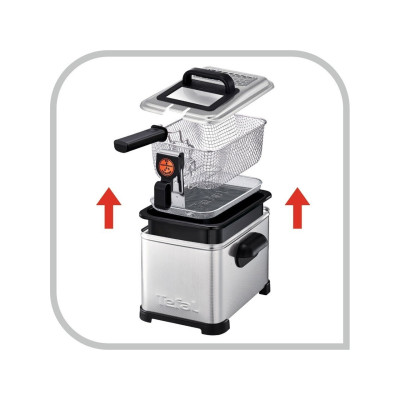 Fritéza TEFAL FR510170 Filtra PRO premium, stříbrná - B