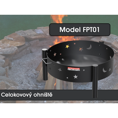 Celokovové ohniště FPT01, průměr 60 cm - N